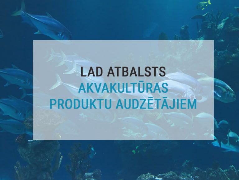 Pieejams atbalsts produktīviem ieguldījumiem akvakultūrā